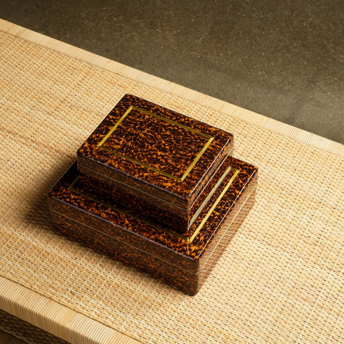 High-Gloss Faux Tortoise Box Set