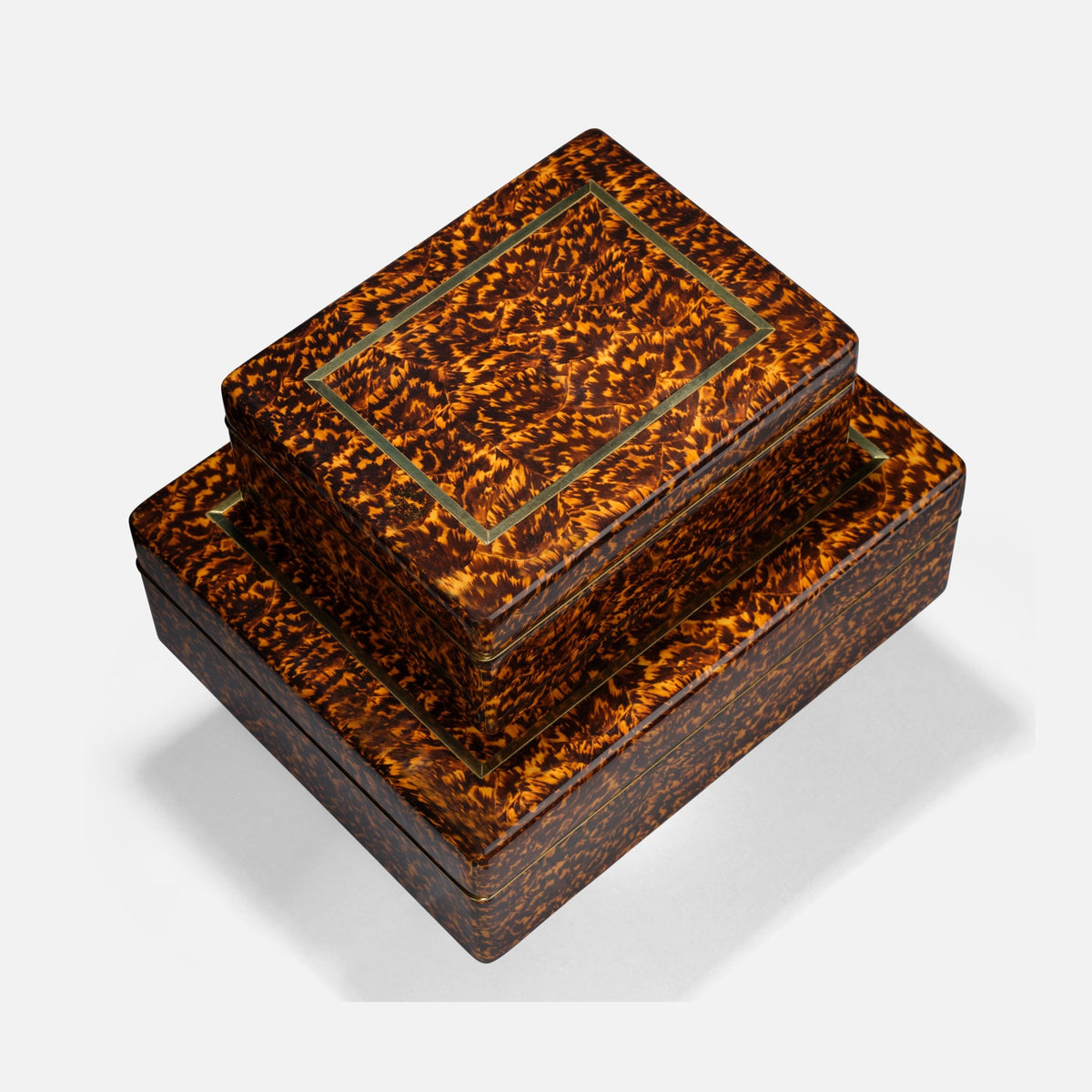 High-Gloss Faux Tortoise Box Set