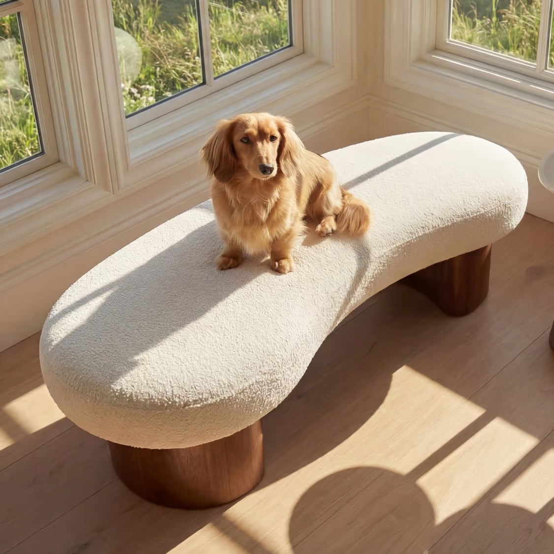 Caillou Bench - Classic Walnut
