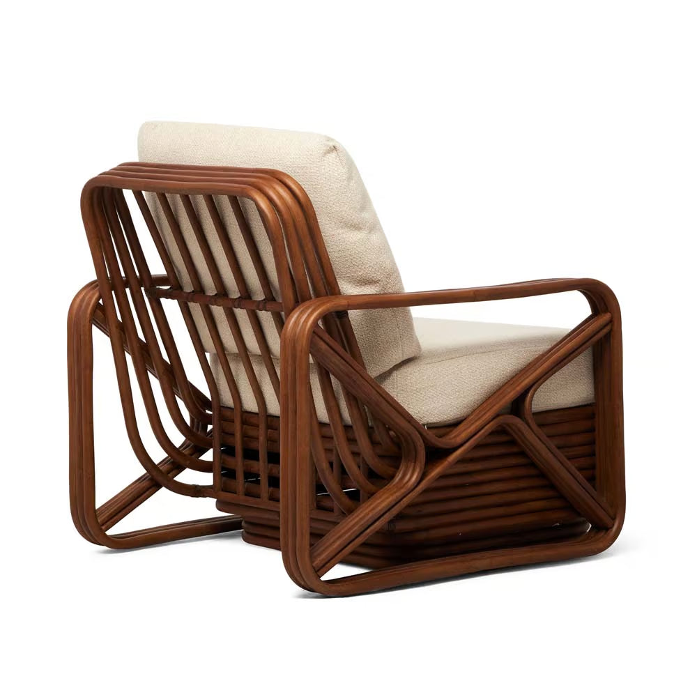 Flagler Lounge Chair - Antique Brown