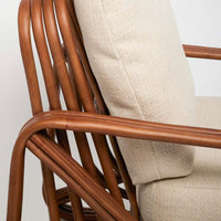 Flagler Lounge Chair - Antique Brown