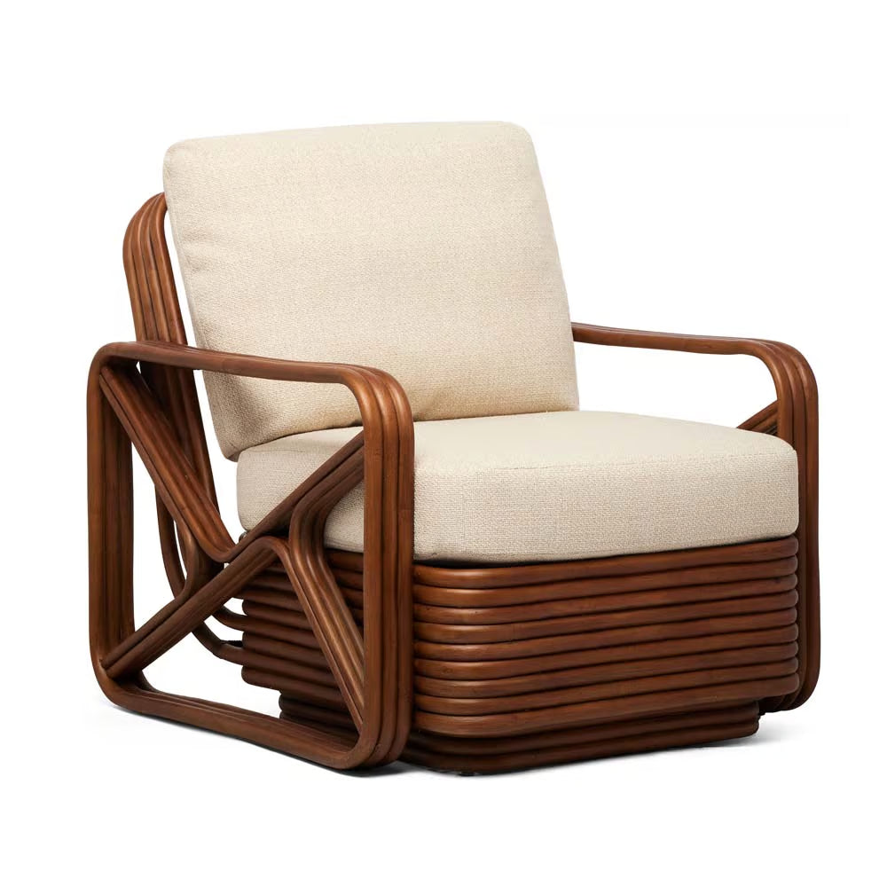 Flagler Lounge Chair - Antique Brown