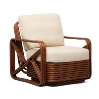 Flagler Lounge Chair - Antique Brown