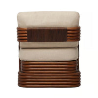 Orchid Lounge Chair - Antique brown
