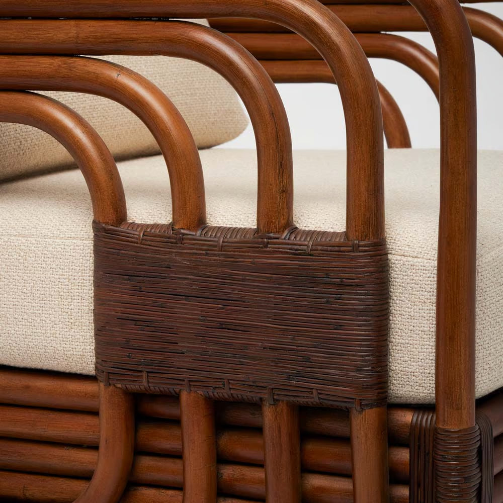 Orchid Lounge Chair - Antique brown