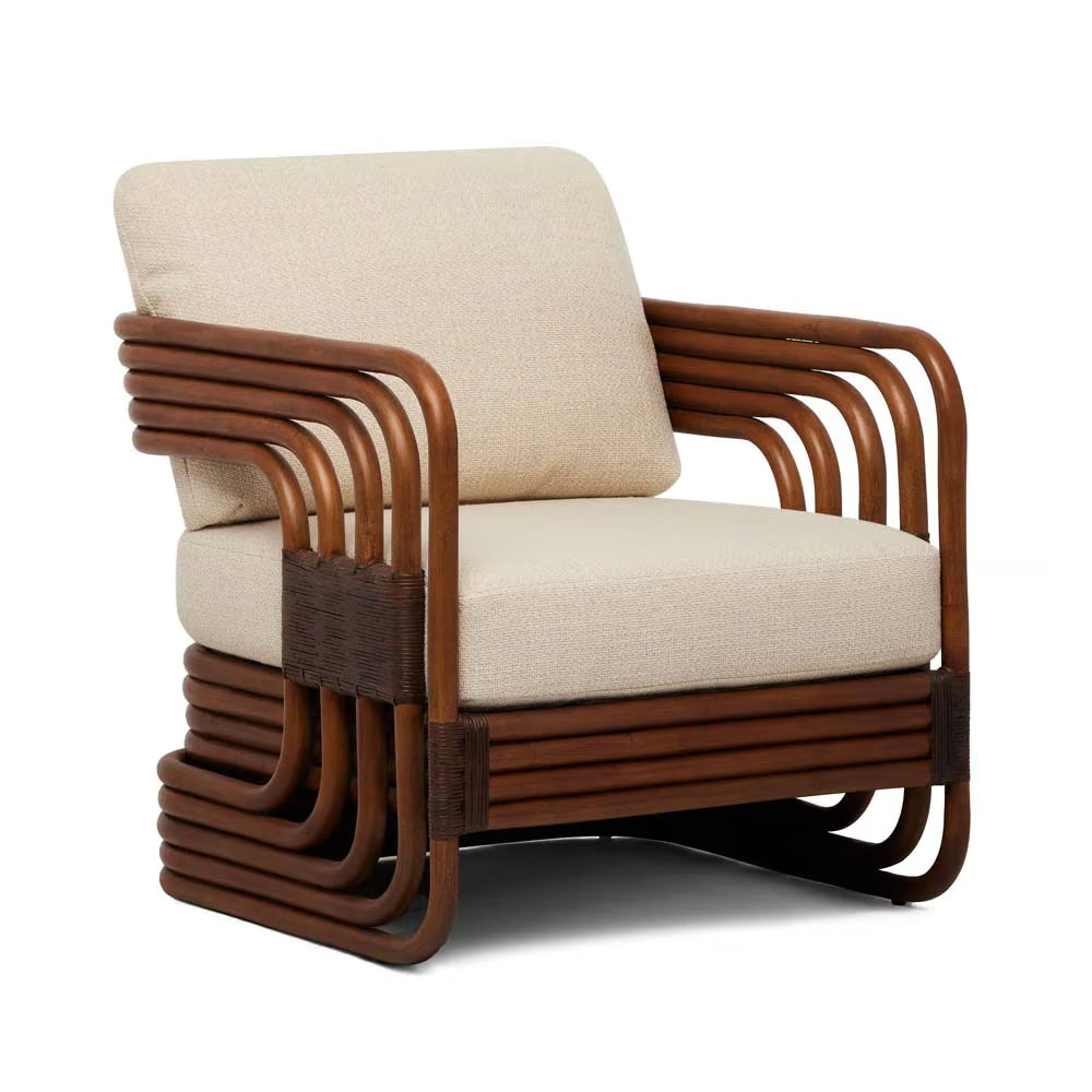 Orchid Lounge Chair - Antique brown