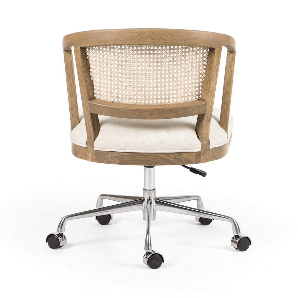 Wicker chair for discount desk