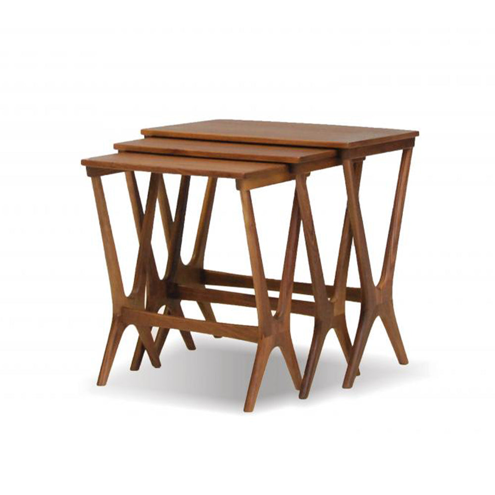 Wishbone Set 3 Nested End Tables