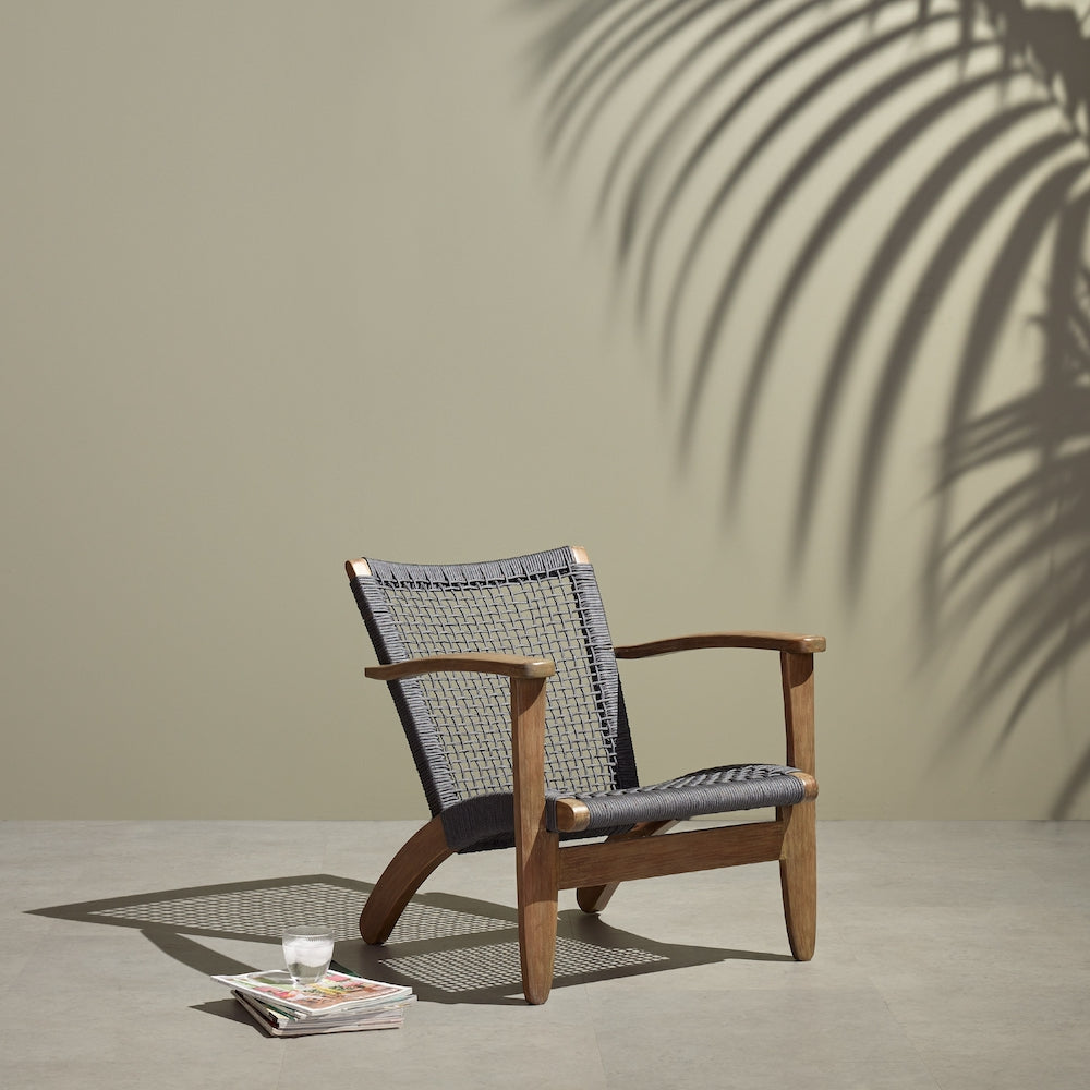 Novato Outdoor Chair-Natural Eucalyptus