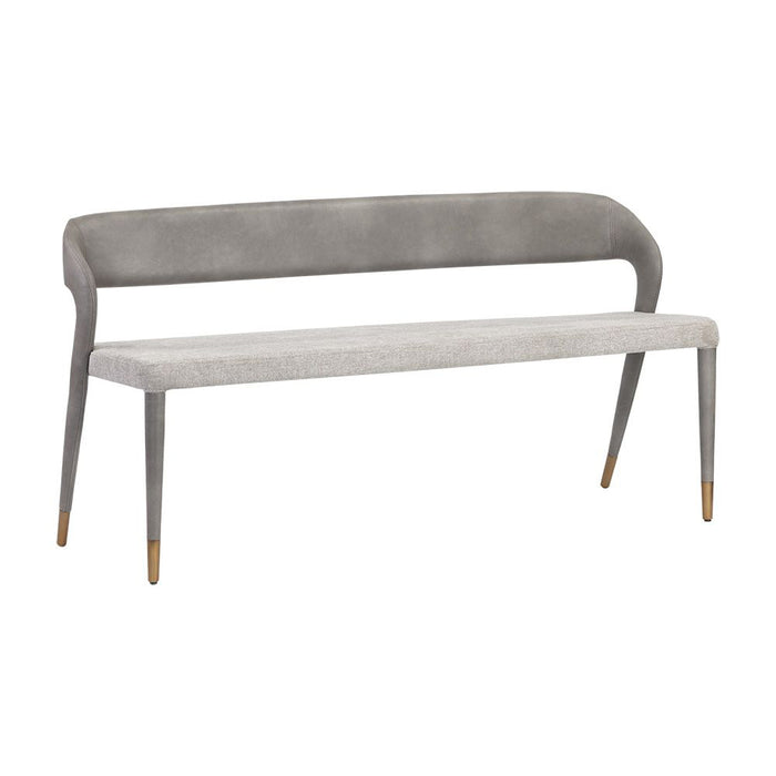 Madura Banquette - Belfast Heather Grey / Bravo Metal