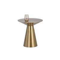 Carmel Side Table - Yellow Gold