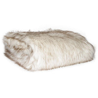 Exotic Shag Fur Throw