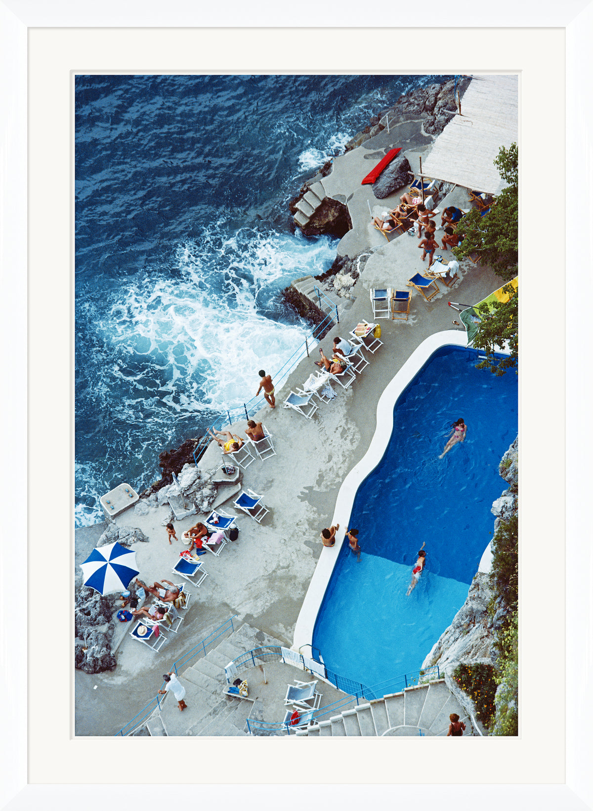 Getty Images "Pool on Amalfi Coast," Slim Aarons, September 1, 1984