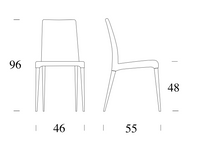 Aragona Dining Chair Gray Velvet