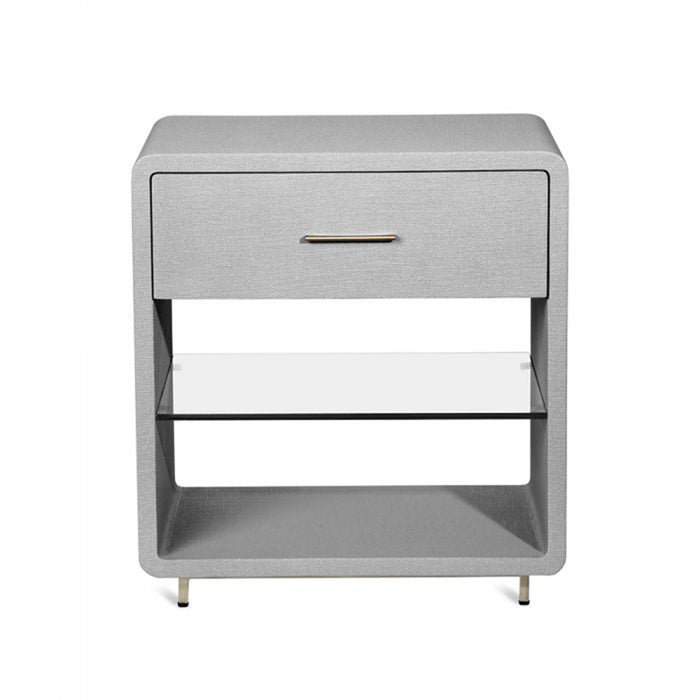 Alma Bedside Chest - Light Grey