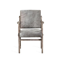 Hale Hide Arm Chair - Rustic Grey