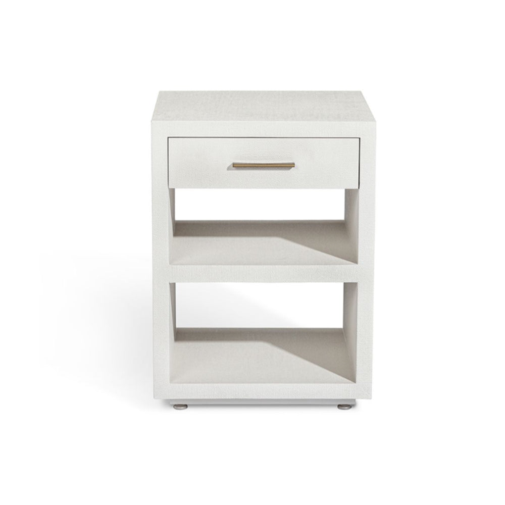 Livia Small Bedside Chest - White